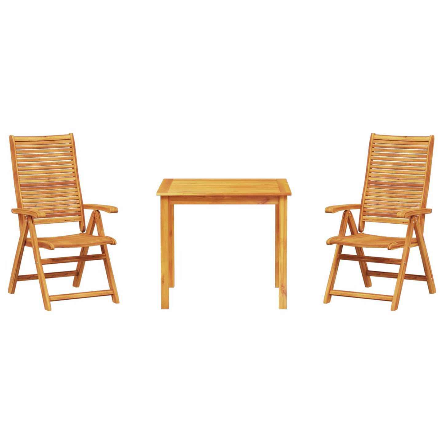 Hage Spisegruppe 3 pcs Brun Solid akasietre