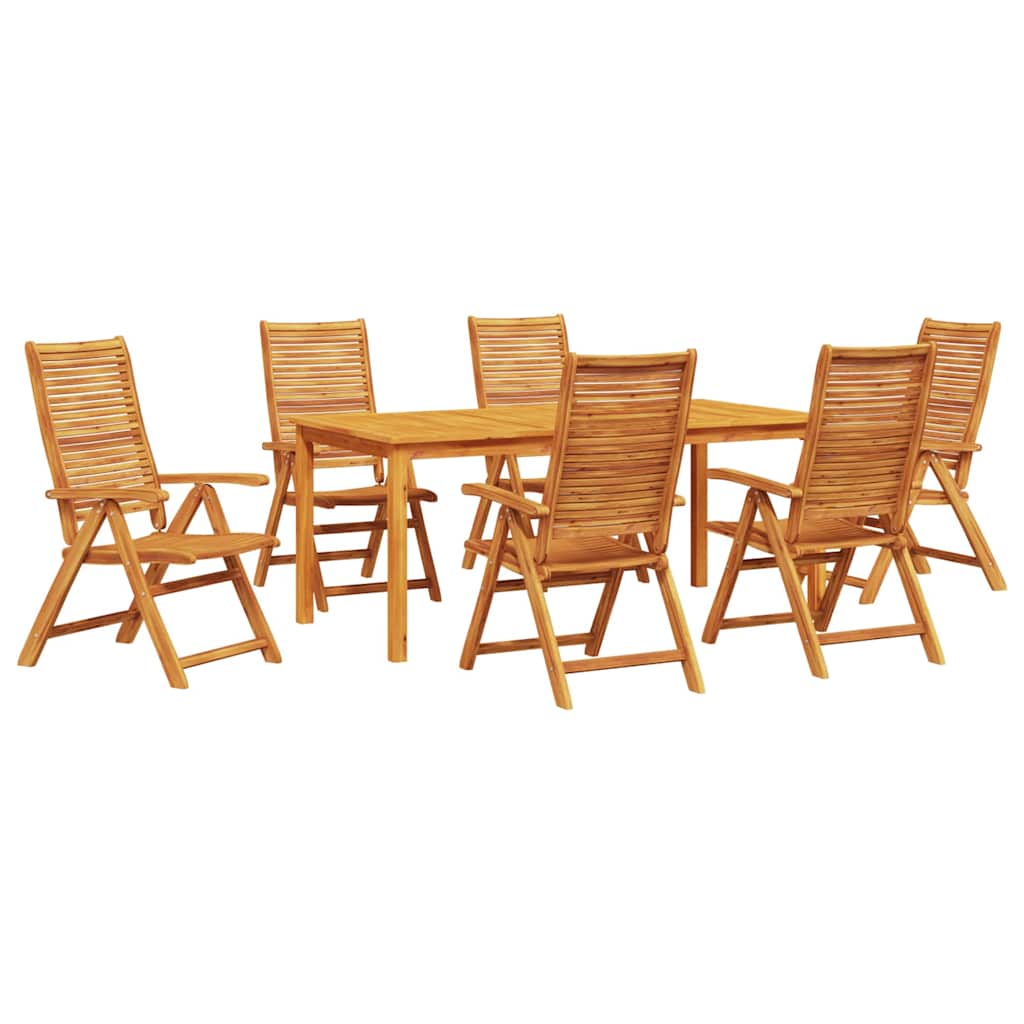 Hage Spisegruppe 7 pcs Brun Solid akasietre