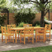 Hage Spisegruppe 7 pcs Brun Solid akasietre