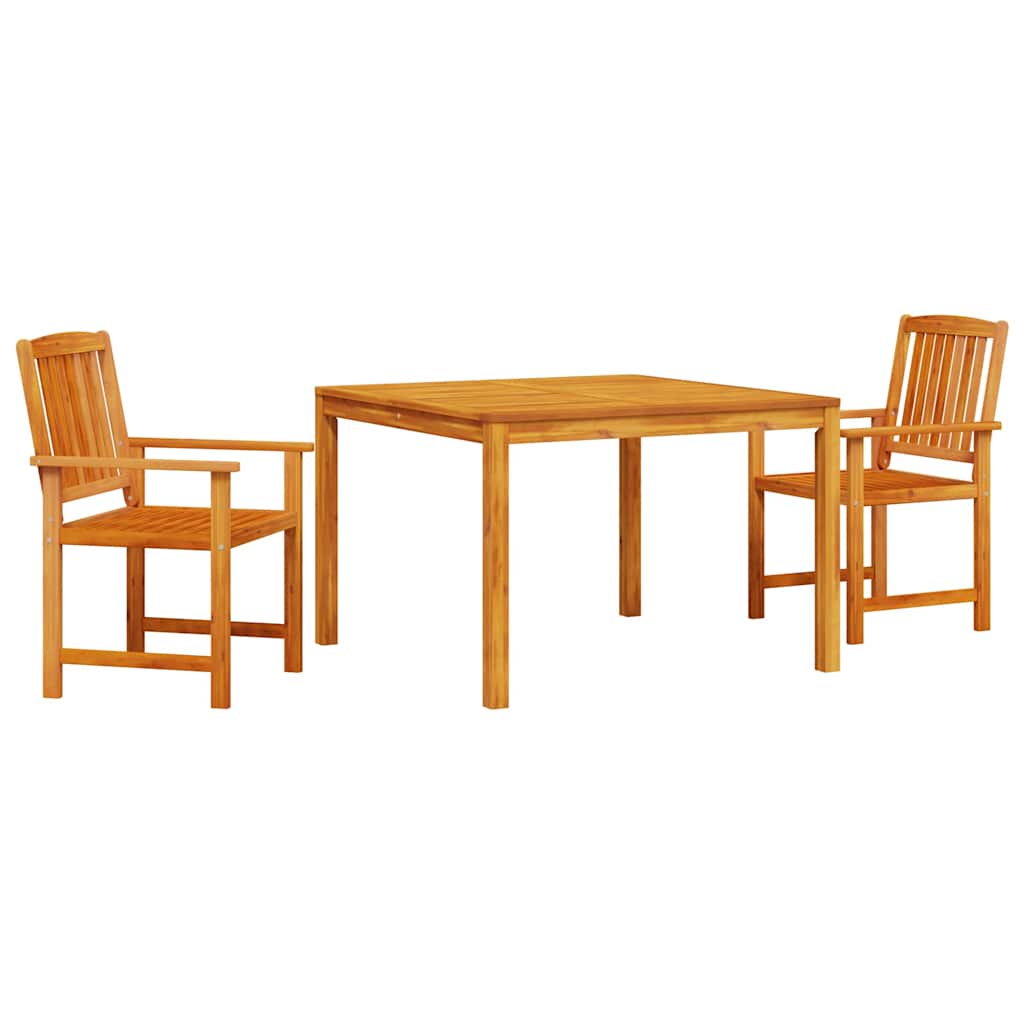 Hage Spisegruppe 3 pcs Brun Solid akasietre