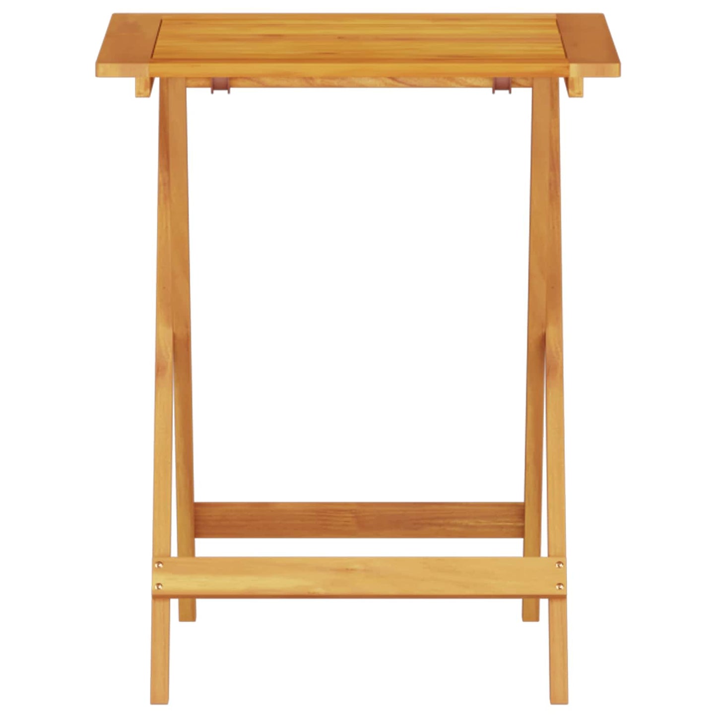 Sammenleggbart Bistrosett 3 pcs Brun Solid akasietre