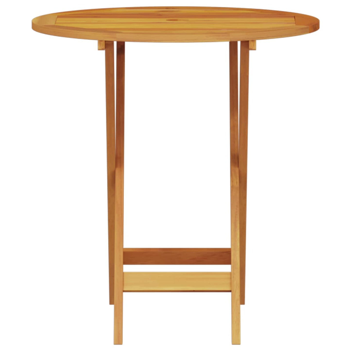 Sammenleggbart Bistrosett 3 pcs Brun Solid akasietre
