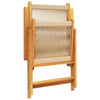 Hage Spisegruppe 5 pcs Beige Solid akasietre og poly rattan