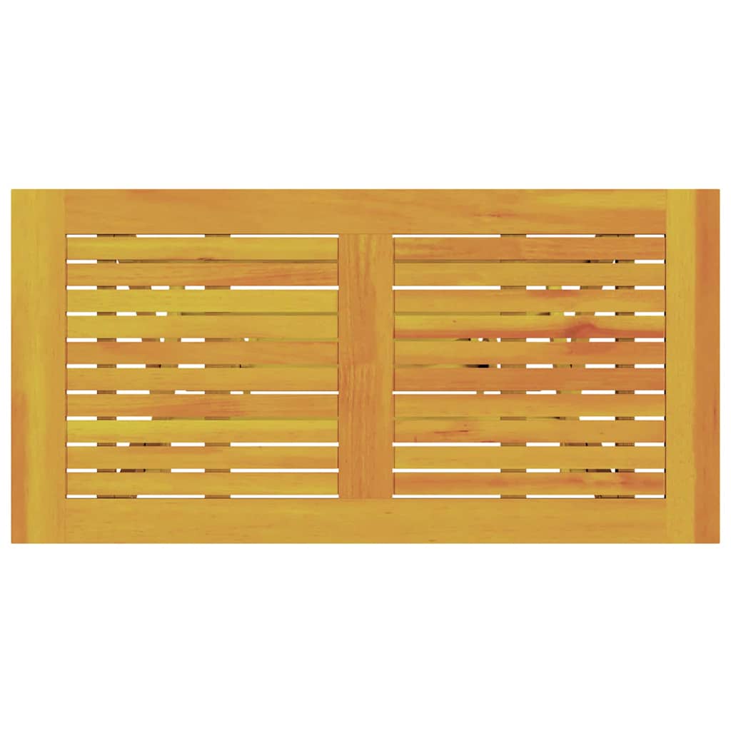Hage Spisegruppe med pute 5 pcs Brun heltre akasie