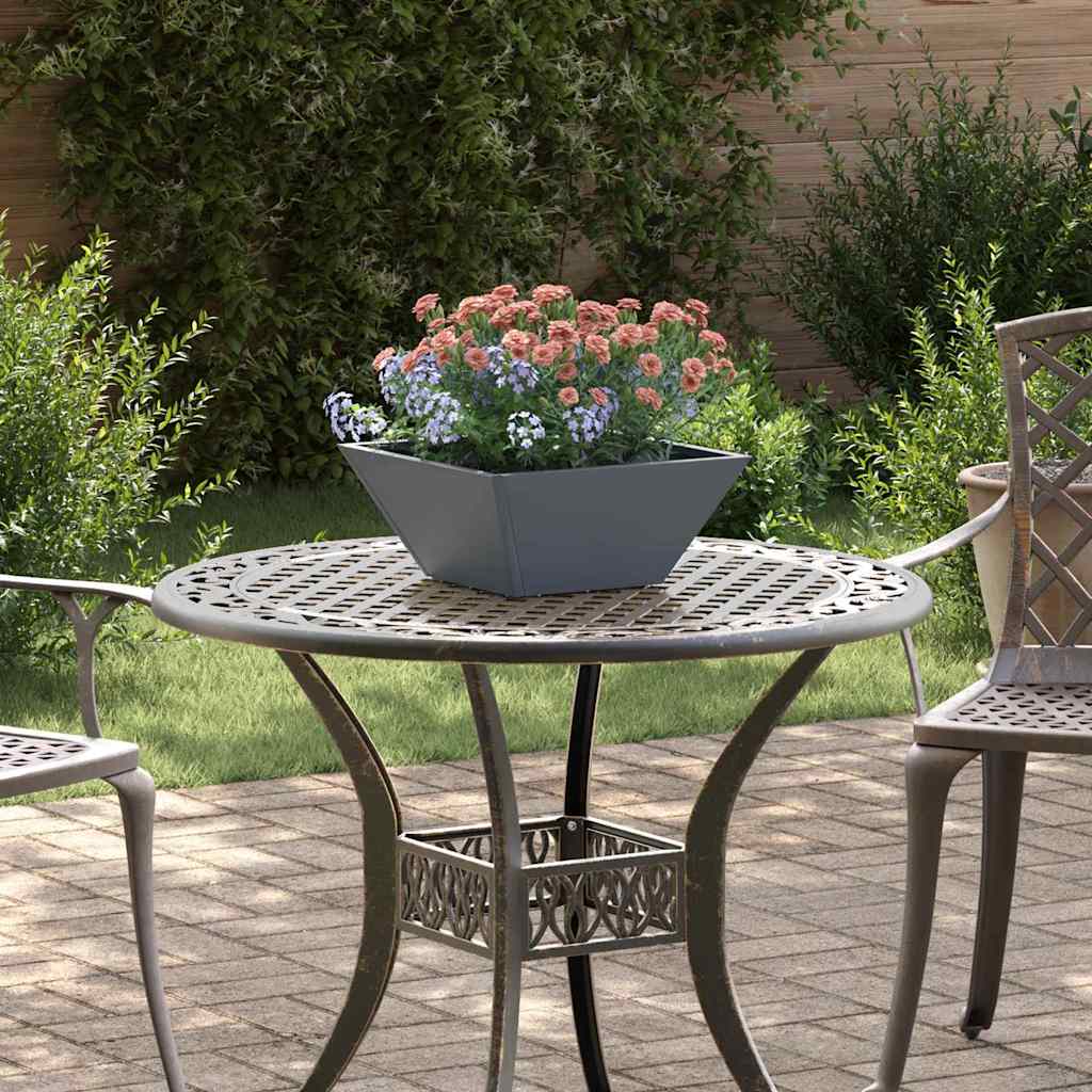 Hageblomsterpotte 5 pcs Antrasitt 35 x 35 x 15 cm Kaldvalsestål