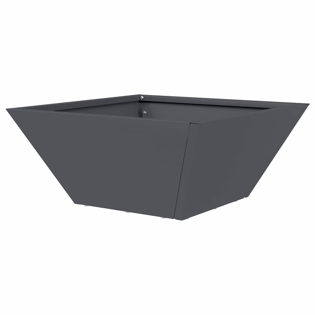 Hageblomsterpotte 5 pcs Antrasitt 35 x 35 x 15 cm Kaldvalsestål