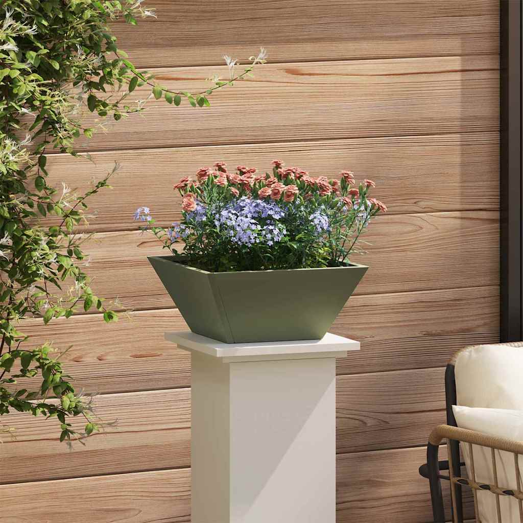 Hageblomsterpotte 5 pcs Olivengrønn 35 x 35 x 15 cm