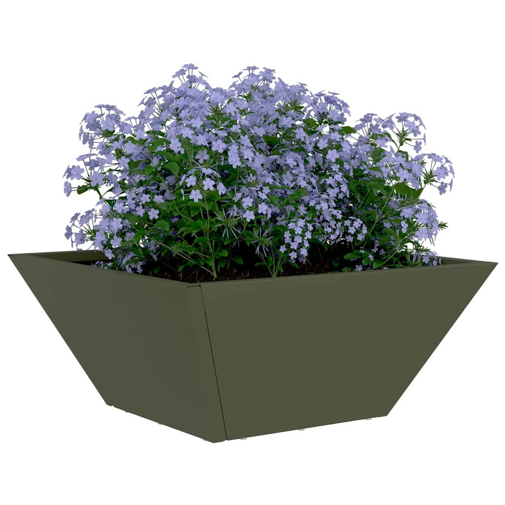 Hageblomsterpotte 5 pcs Olivengrønn 35 x 35 x 15 cm