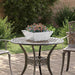 Hageblomsterpotte 5 pcs sølv 40 x 40 x 15 cm Rustfritt Stål