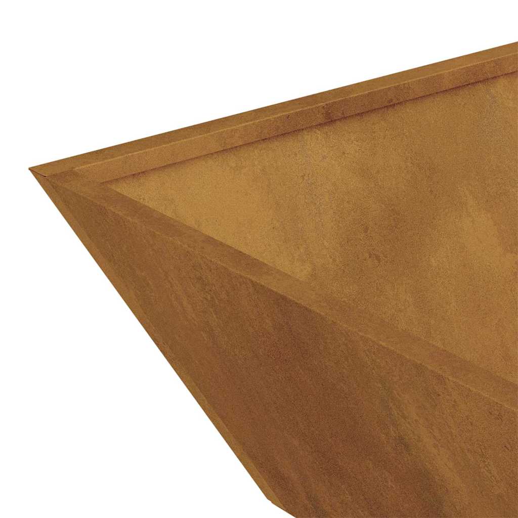 Hageblomsterpotte 5 pcs Rusten 50 x 50 x 15 cm Cortenstål