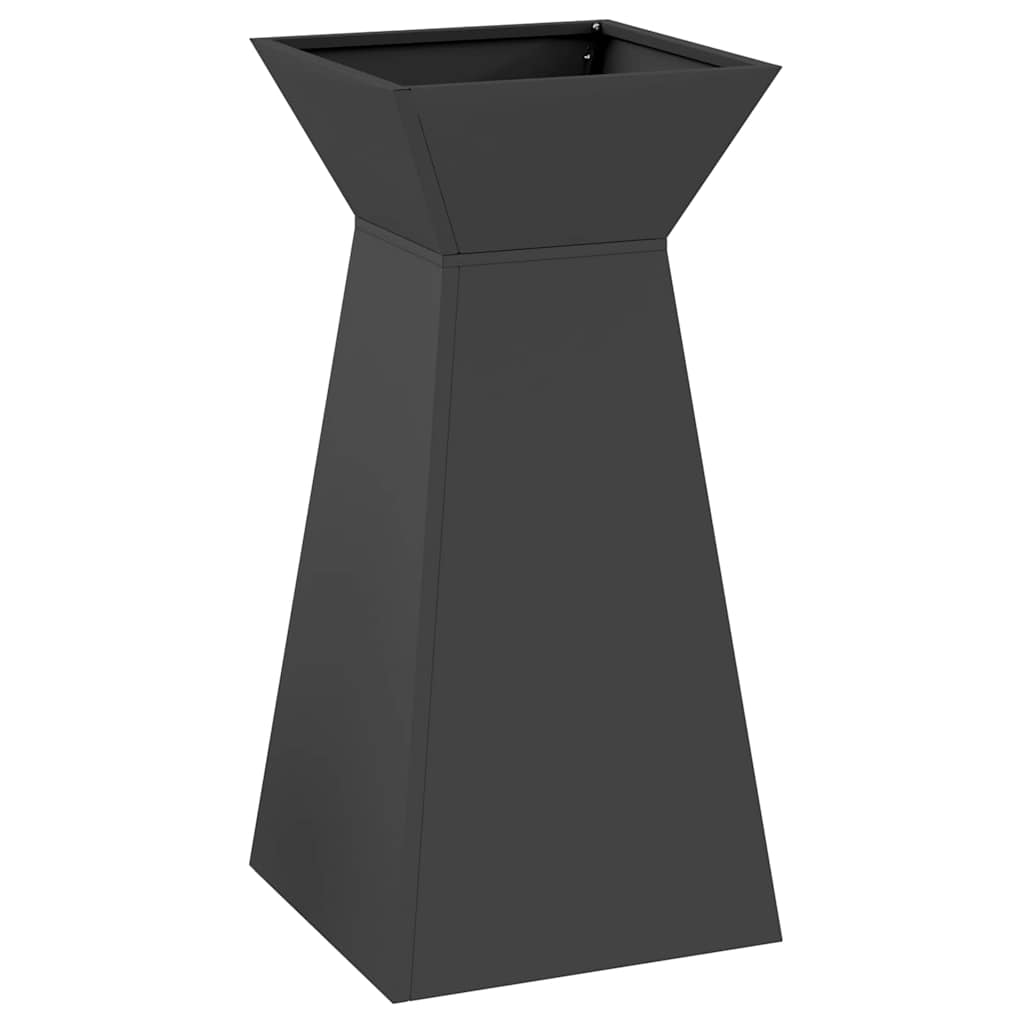 Søyleplanter 2 pcs Svart 35 x 35 x 73 cm