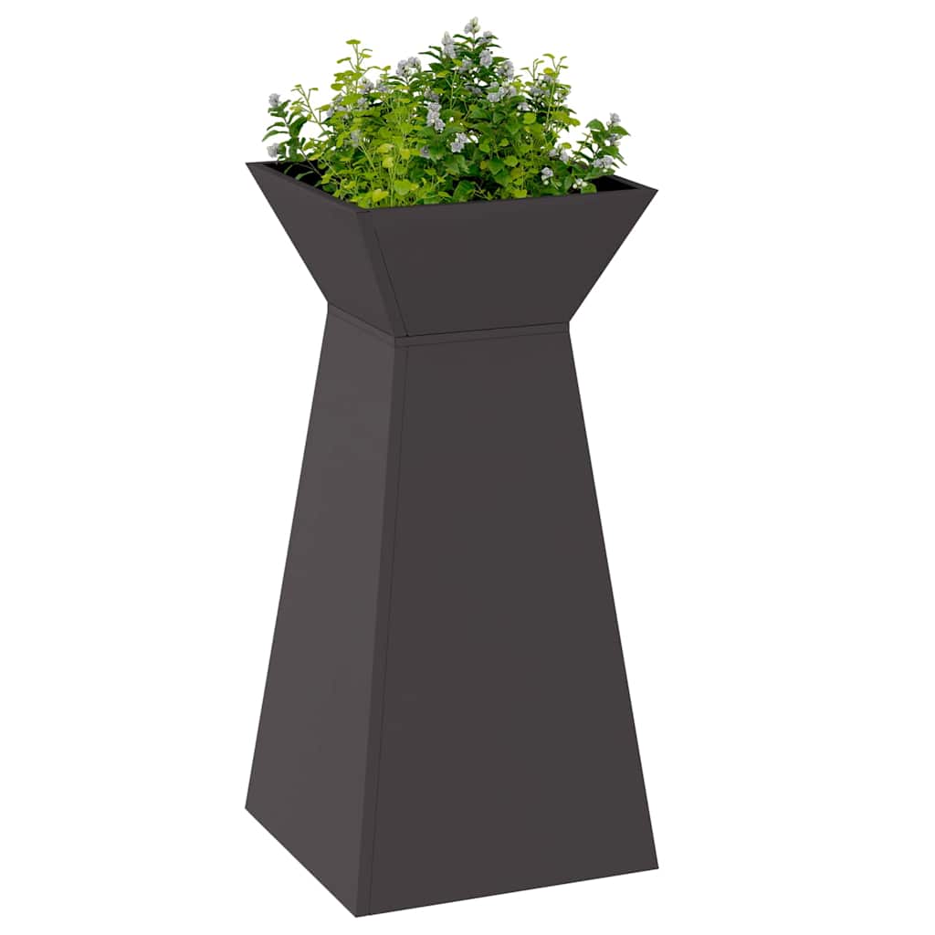 Søyleplanter 2 pcs Svart 35 x 35 x 73 cm