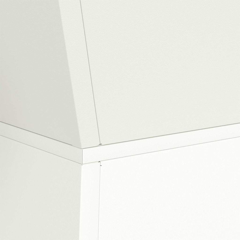 Søyleplanter 2 pcs Hvit 35 x 35 x 73 cm