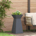 Søyleplanter 2 pcs Antrasitt 35 x 35 x 73 cm