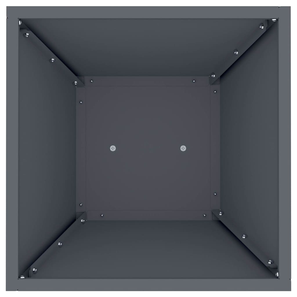 Søyleplanter 2 pcs Antrasitt 35 x 35 x 73 cm