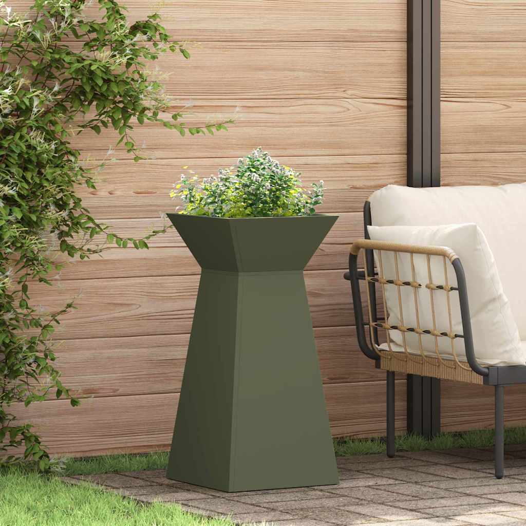 Søyleplanter Olivengrønn 35 x 35 x 73 cm