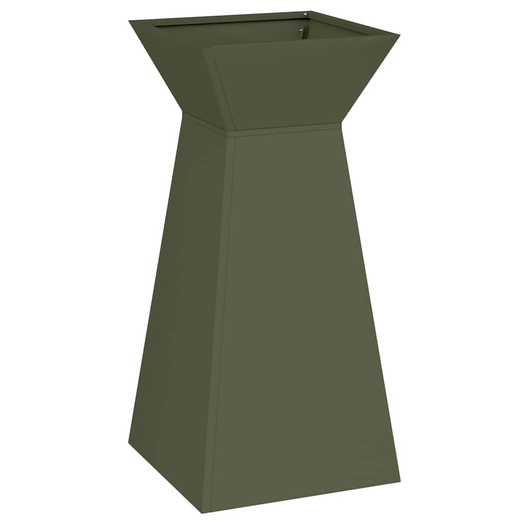 Søyleplanter Olivengrønn 35 x 35 x 73 cm
