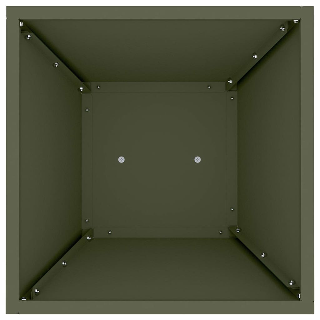 Søyleplanter Olivengrønn 35 x 35 x 73 cm