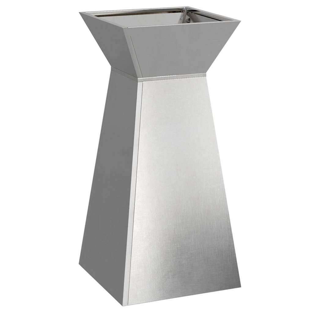 Søyleplanter sølv 35 x 35 x 73 cm Rustfritt Stål
