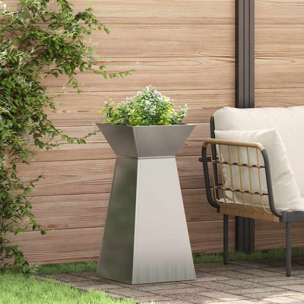 Søyleplanter sølv 35 x 35 x 73 cm