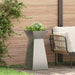 Søyleplanter 2 pcs sølv 35 x 35 x 73 cm