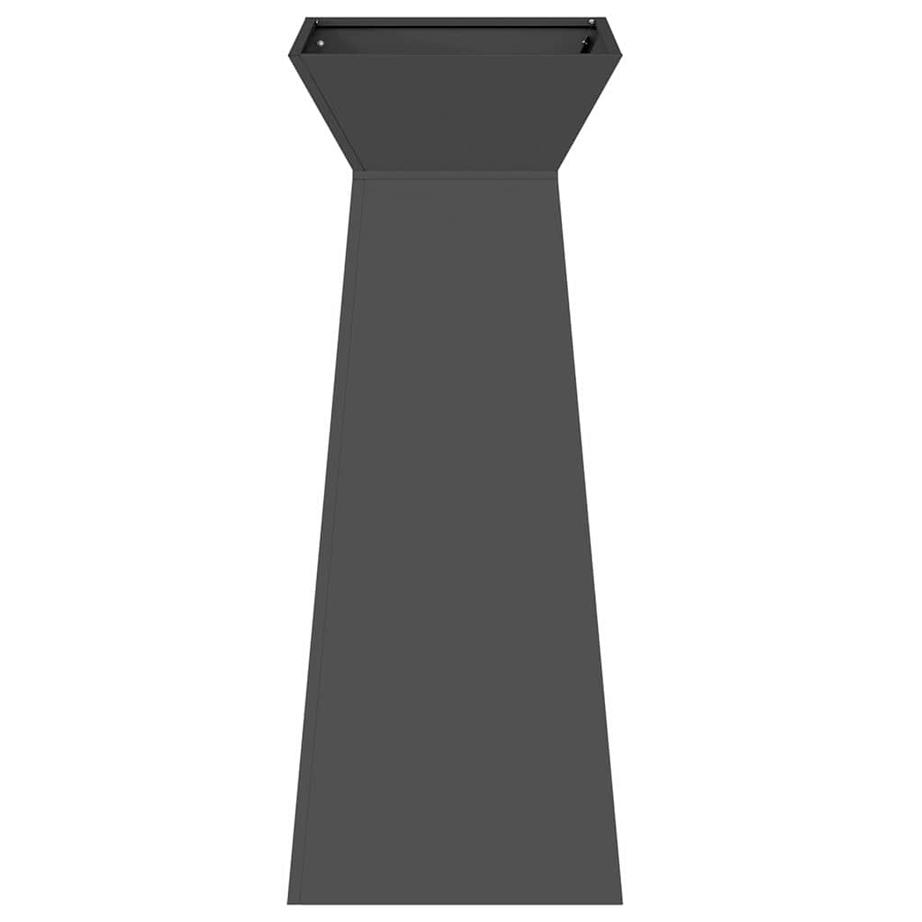 Søyleplanter Svart 40 x 40 x 100 cm