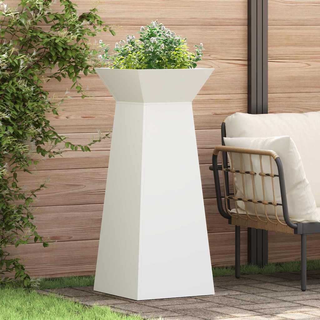 Søyleplanter Hvit 40 x 40 x 100 cm
