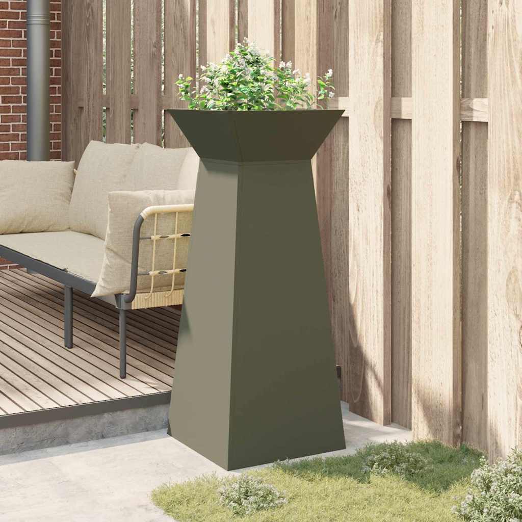 Søyleplanter Olivengrønn 40 x 40 x 100 cm