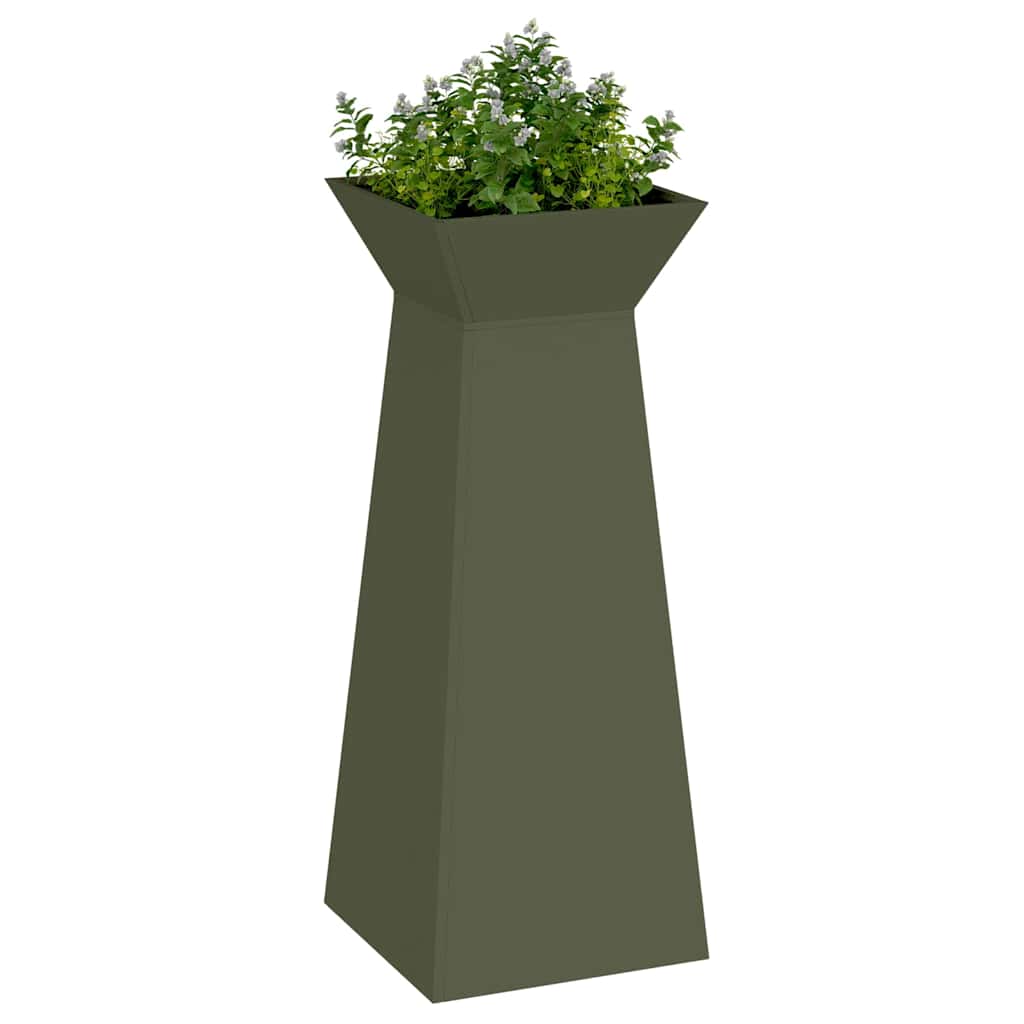 Søyleplanter Olivengrønn 40 x 40 x 100 cm