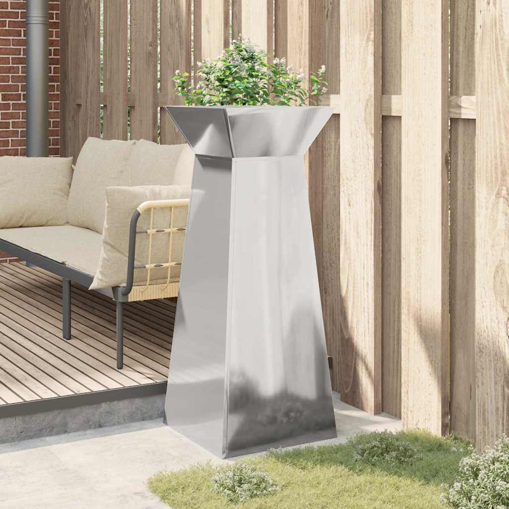 Søyleplanter sølv 40 x 40 x 100 cm