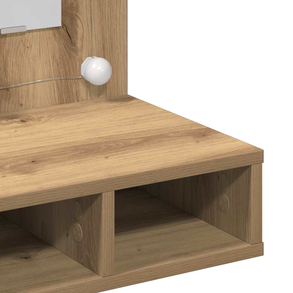 Speilskap Artisan Eik 60 x 31,5 x 62 cm Konstruert tre