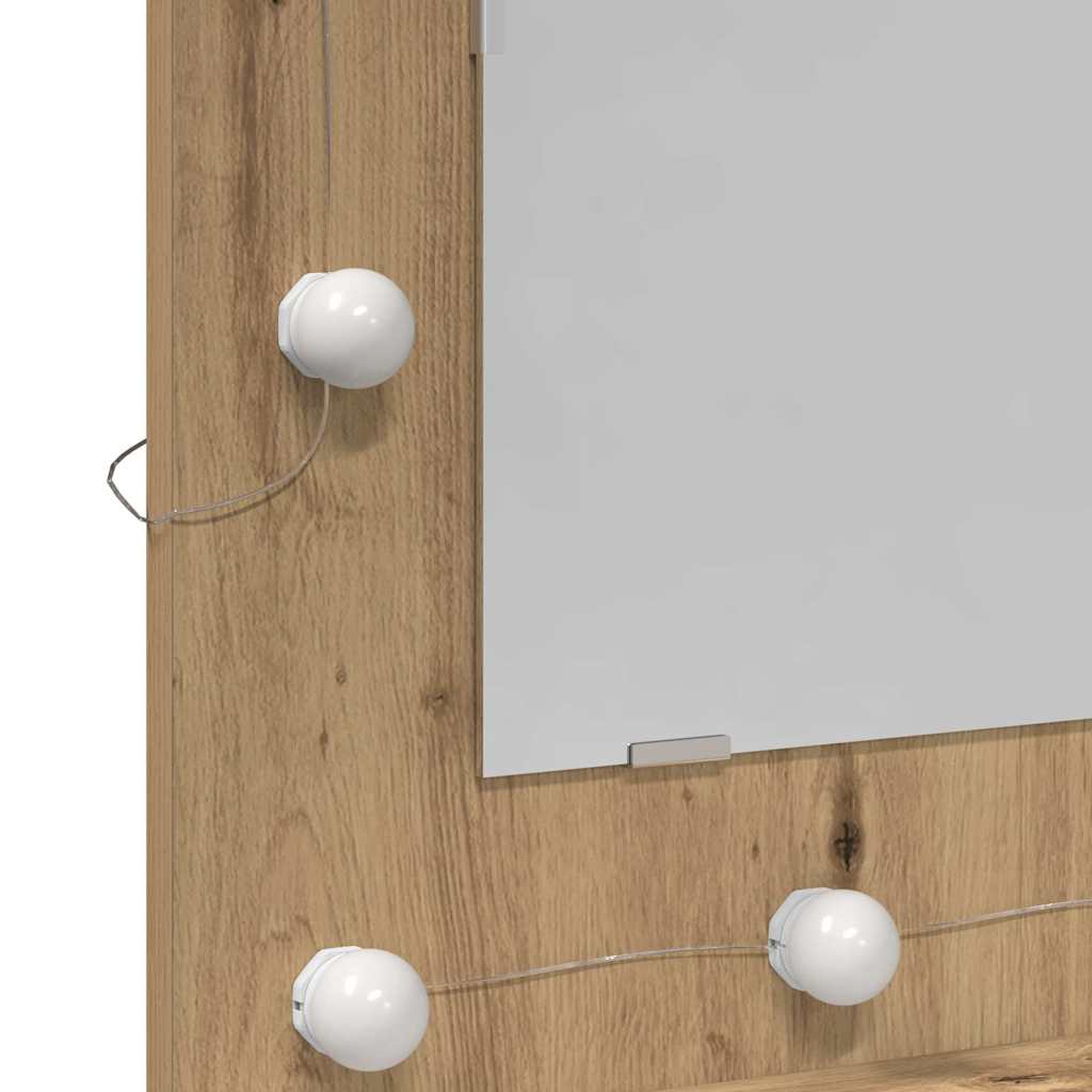 Speilskap Artisan Eik 60 x 31,5 x 62 cm Konstruert tre