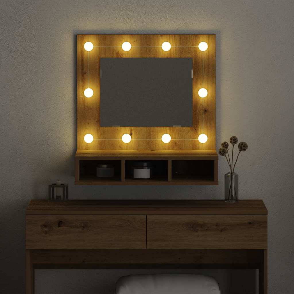 Speilskap Artisan Eik 60 x 31,5 x 62 cm Konstruert tre