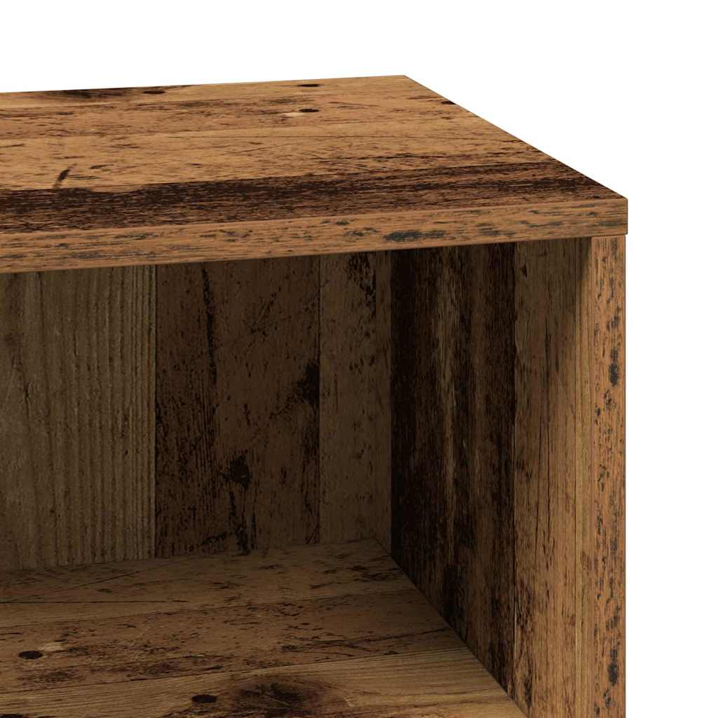 Baderomsskap med hylle Gamle tre 80 x 33 x 60 cm Konstruert tre