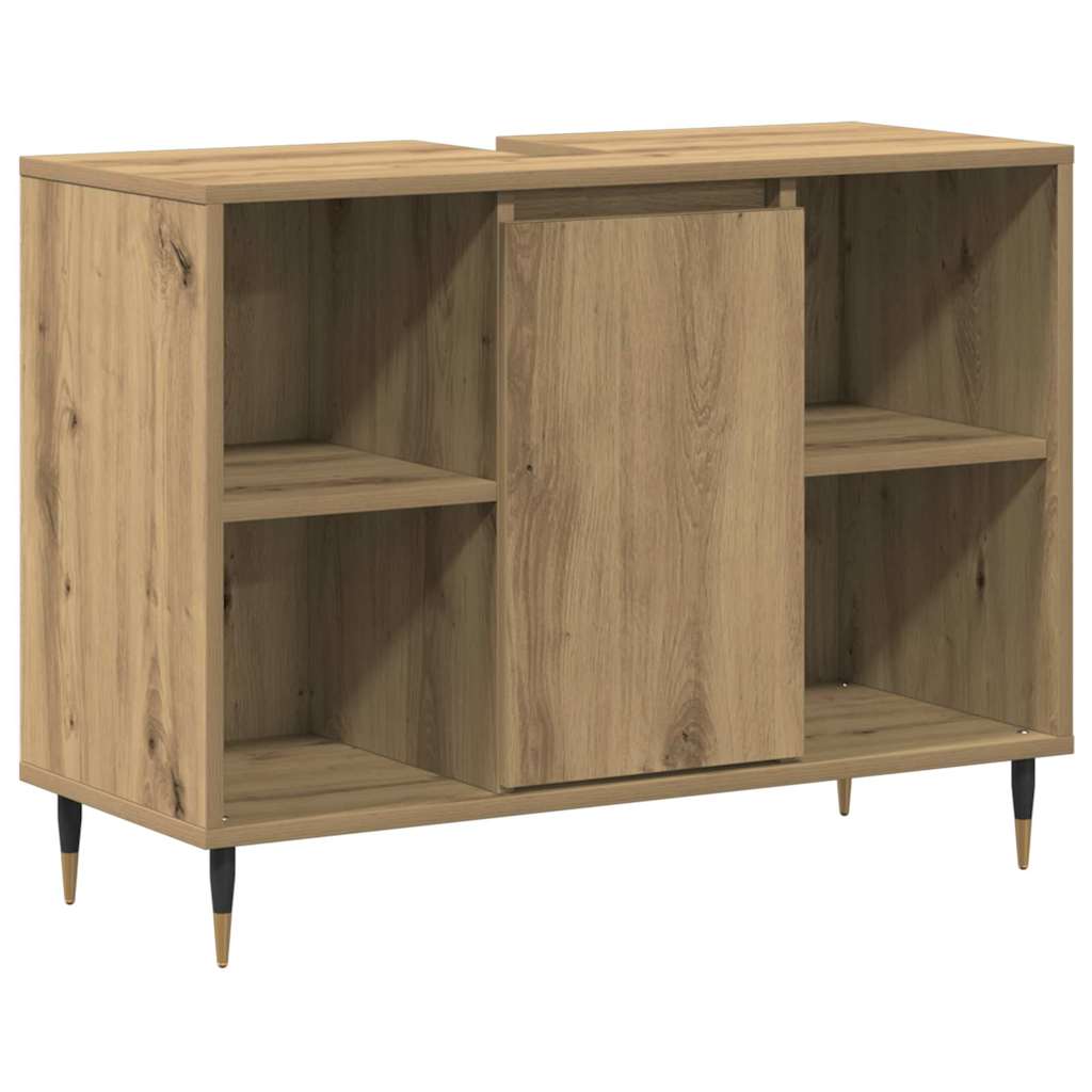 Baderomsskap med dør Artisan Eik 80 x 33 x 60 cm Konstruert tre