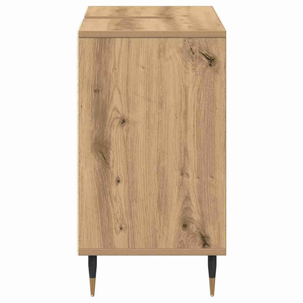 Baderomsskap med dør Artisan Eik 80 x 33 x 60 cm Konstruert tre