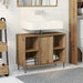 Baderomsskap Artisan Eik 80 x 33 x 60 cm Konstruert tre