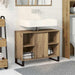 Baderomsskap Artisan Eik 80 x 33 x 60 cm Konstruert tre