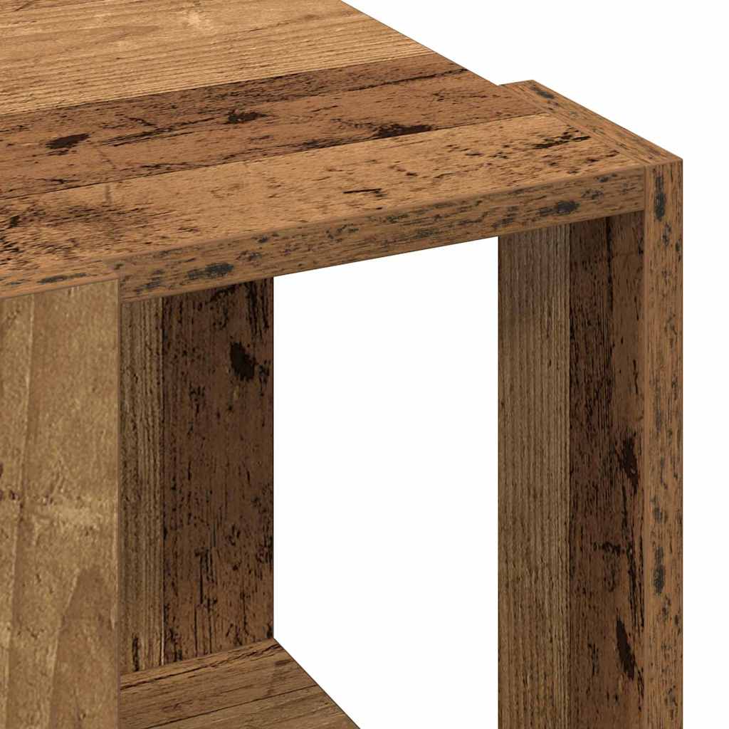 Kaffebord Gamle tre 32 x 32 x 30 cm Konstruert tre
