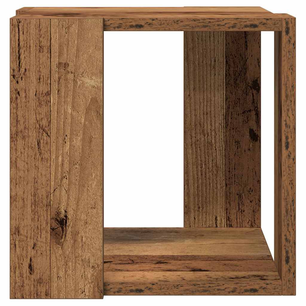 Kaffebord Gamle tre 32 x 32 x 30 cm Konstruert tre