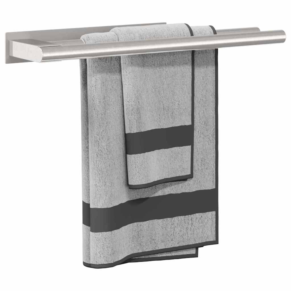 Håndkle Rack sølv 40 x 9 x 4 cm Rustfritt stål