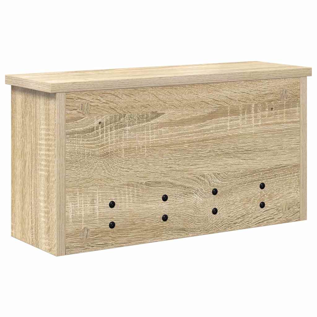 Vegghengt kleshenger Sonoma eik 50 x 16 x 26 cm Konstruert tre