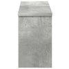 Vegghengt kleshenger Betonggrå 50 x 16 x 26 cm Konstruert tre