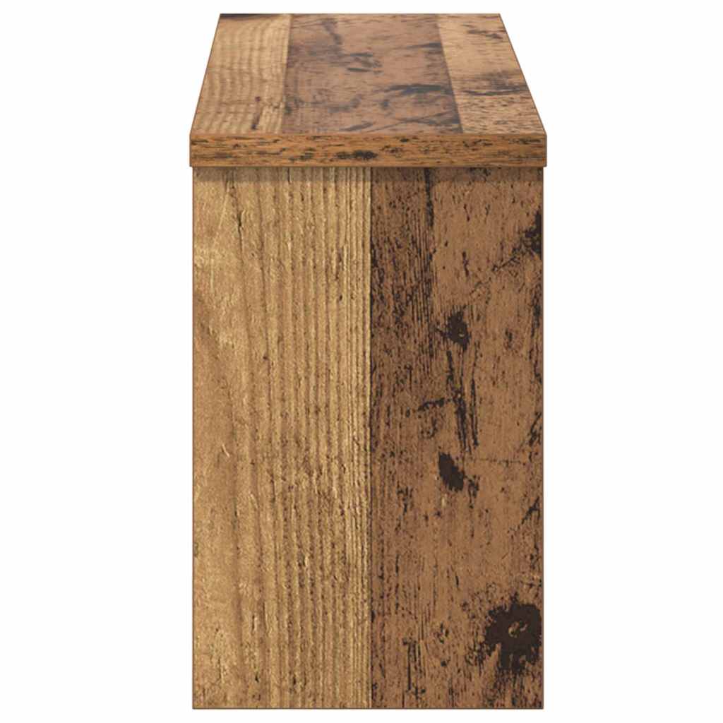 Vegghengt kleshenger Gammelt tre 50 x 16 x 26 cm Konstruert tre
