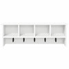 Vegghengt kleshenger Hvit 75 x 16 x 26 cm Konstruert tre