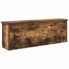 Vegghengt kleshenger Røkt eik 75 x 16 x 26 cm Konstruert tre