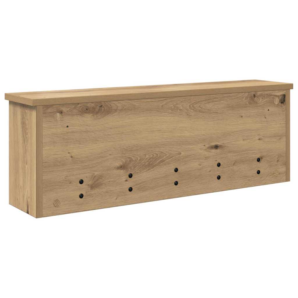 Vegghengt kleshenger artisan eik 75 x 16 x 26 cm Konstruert tre