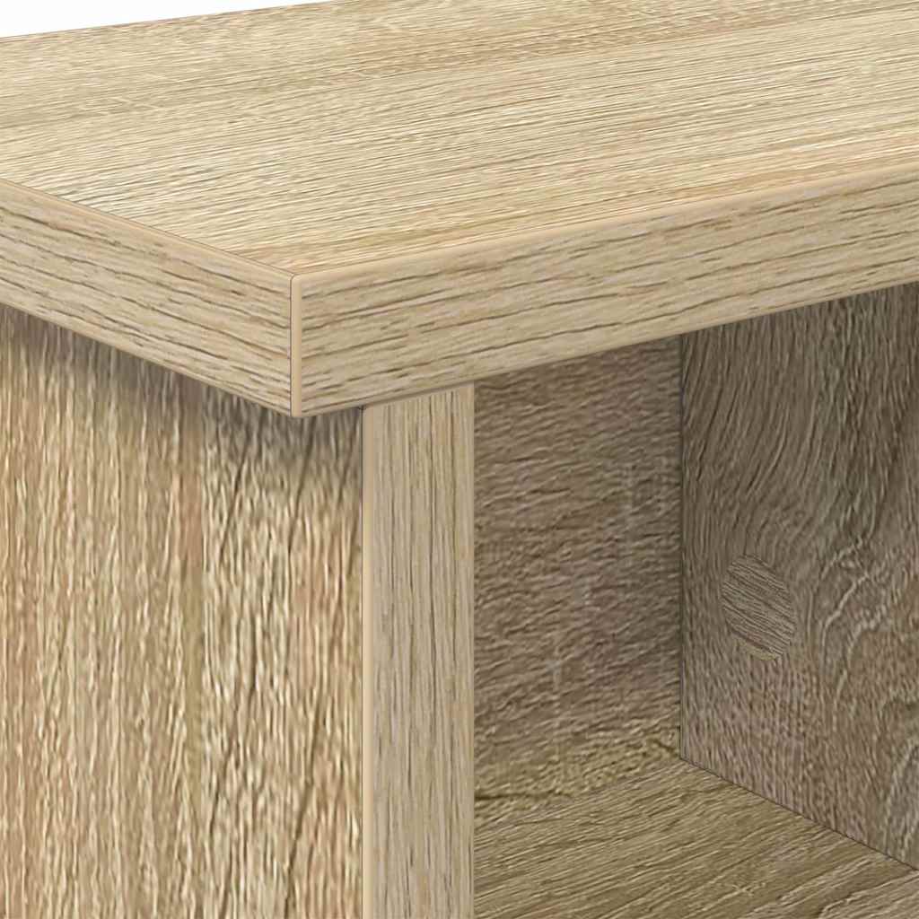 Vegghengt kleshenger Sonoma eik 100 x 16 x 26 cm Konstruert tre