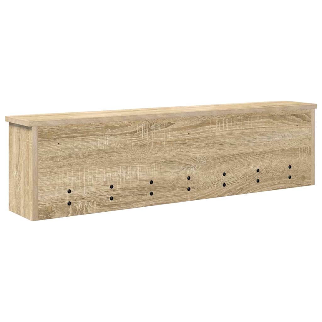 Vegghengt kleshenger Sonoma eik 100 x 16 x 26 cm Konstruert tre