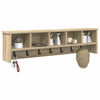 Vegghengt kleshenger Sonoma eik 100 x 16 x 26 cm Konstruert tre